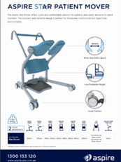 Aspire Star Patient Mover Flyer