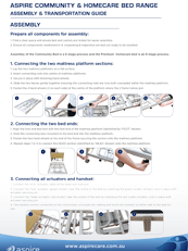 Aspire家庭护理床系列组装和运输指南