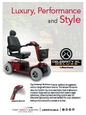 Pride Celebrity XL豪华滑板车传单